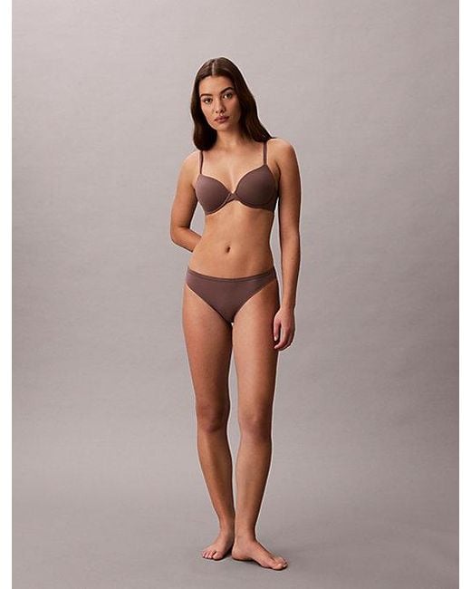 Calvin Klein Brown T-Shirt Bra Perfectly Fit