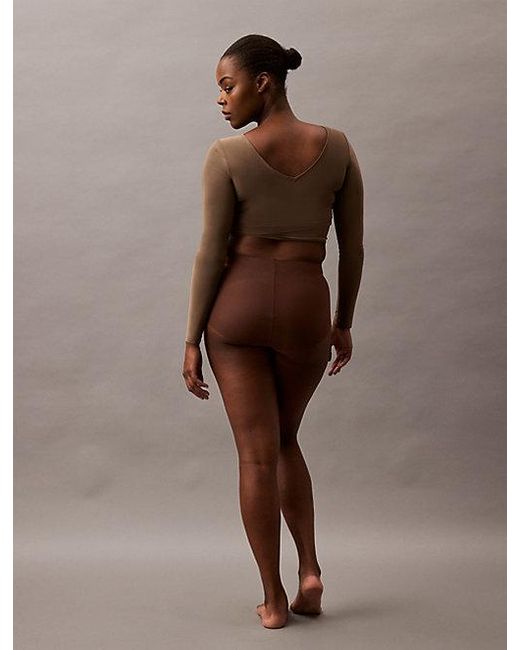 Calvin Klein Brown Vorgeformter Shapewear-Slip