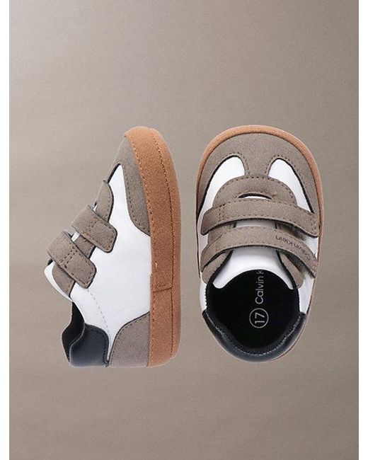 Calvin Klein Metallic Jeans Baby Signature Velcro Trainers for men
