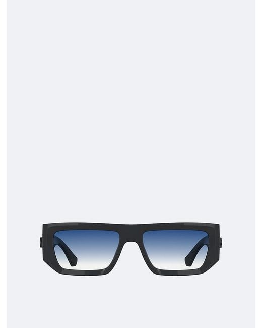 Calvin Klein Blue Modified Rectangle Sunglasses Ckj26607S for men