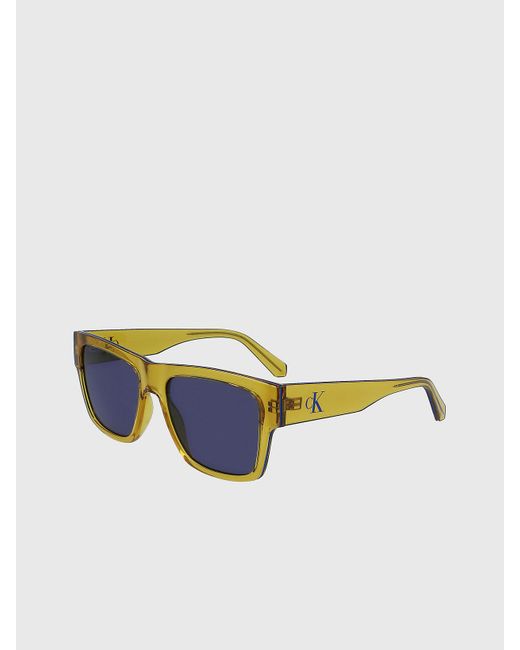 Calvin Klein Blue Rectangle Sunglasses Ckj23605S for men