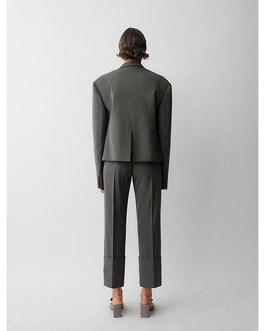 Calvin Klein Gray Cordelia Jacket