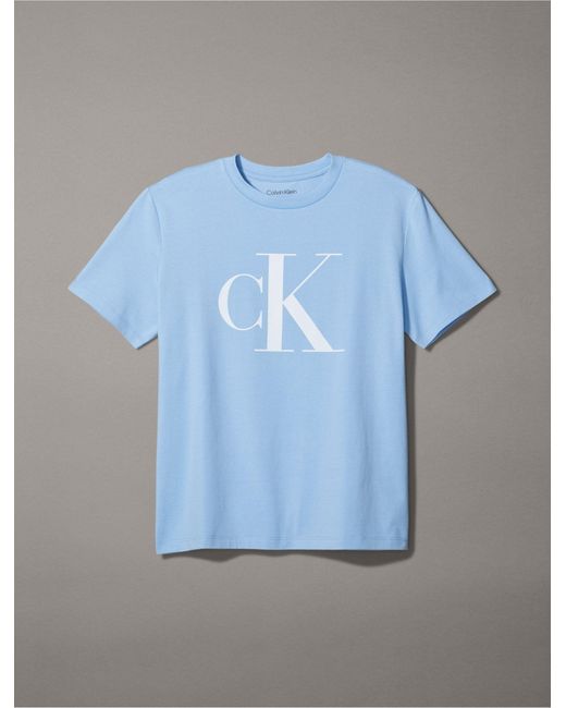 Calvin Klein Black Monogram Logo Crewneck T-shirt
