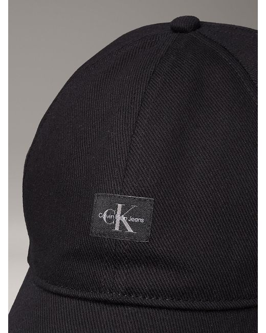 Calvin Klein Black Twill Cap for men