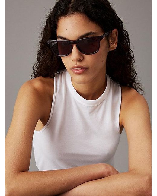 Calvin Klein Purple Butterfly Sunglasses