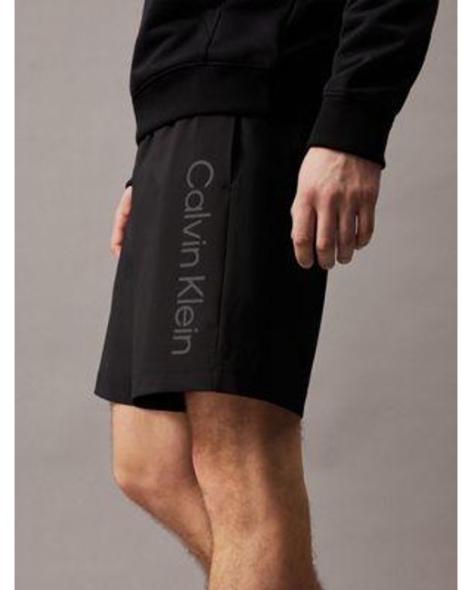 Calvin Klein Kurze Sporthose in Black für Herren