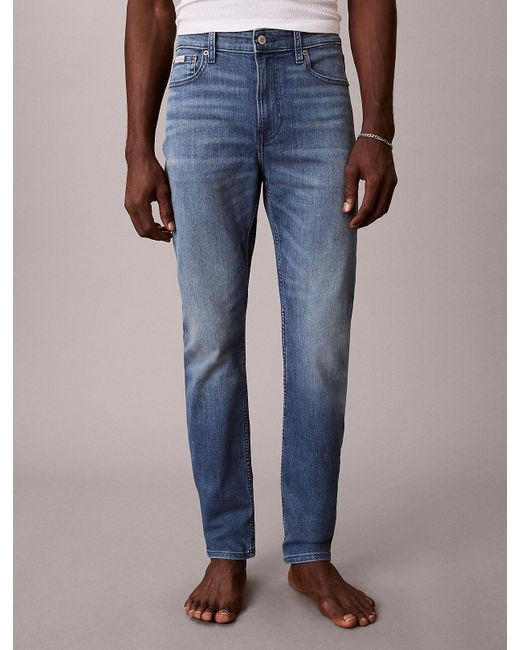 Calvin Klein Blue Slim Tapered Jeans for men