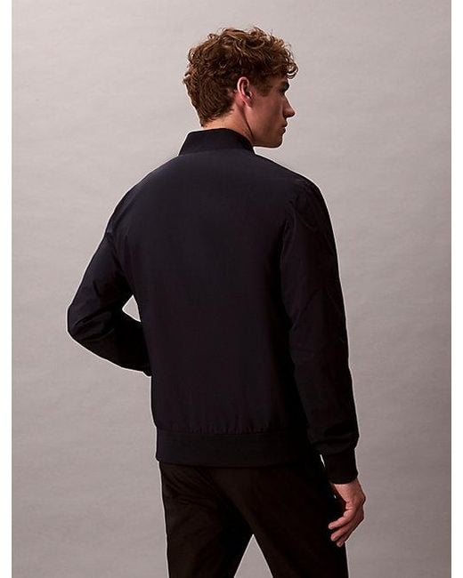 Calvin Klein Mat Bomberjack in het Blue voor heren