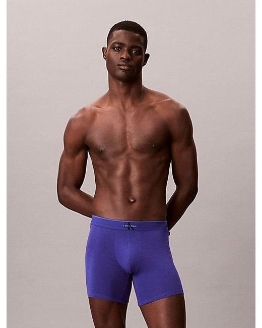 Calvin Klein Blue Boxer Briefs for men