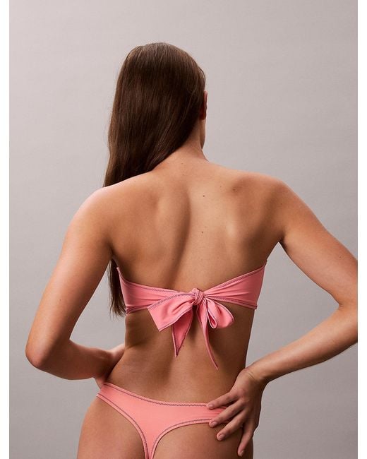 Calvin Klein Multicolor Bandeau Bikini Top