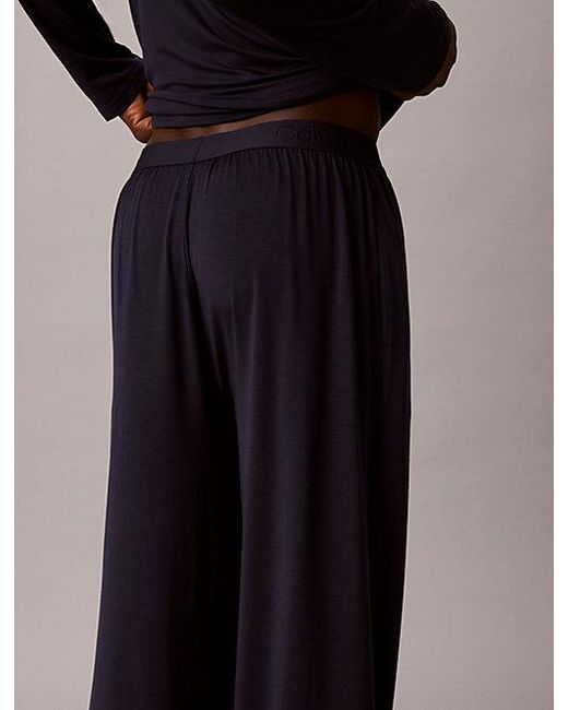 Calvin Klein Blue Pants Pyjama Set Ultra Soft Modal for men
