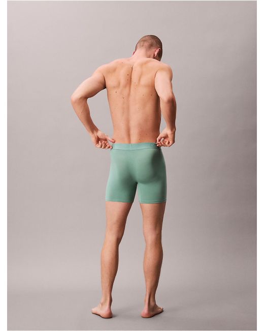 Calvin Klein Green Ultra Soft Modal Boxer Brief for men
