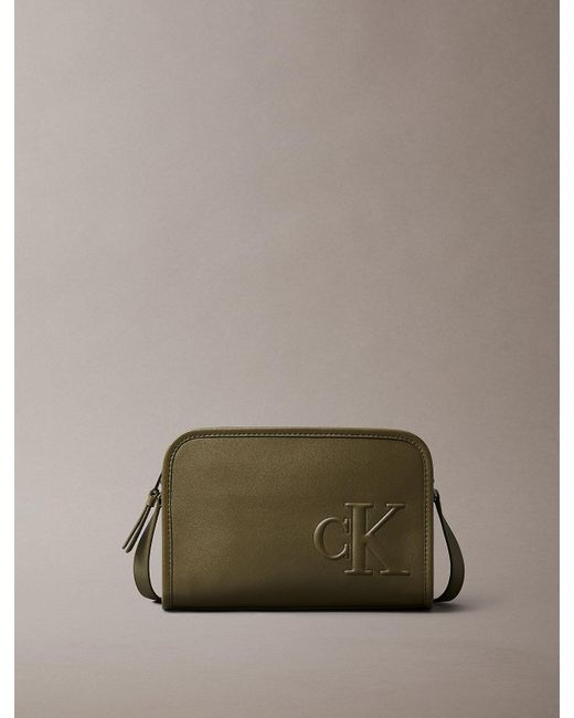 Borsa A Tracolla Per Fotocamera di Calvin Klein in Green da Uomo