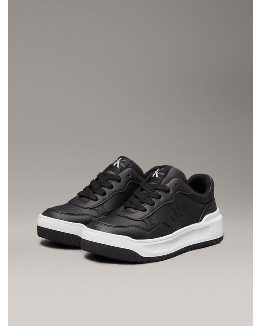 Calvin Klein Gray Kids Trainers