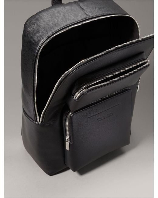 Calvin Klein Gray Refined Modular Backpack for men