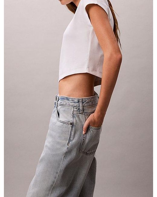 Calvin Klein Blue Jeans 90S Straight Jeans