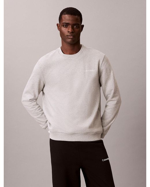 Calvin Klein Natural Soft Cotton French Terry Sweatshirt for men