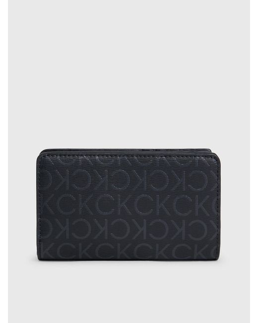 Calvin Klein Blue Logo Rfid Slimfold Wallet
