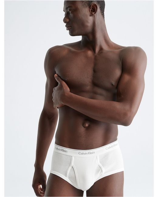 Calvin Klein White Cotton Classics 5-Pack Brief for men