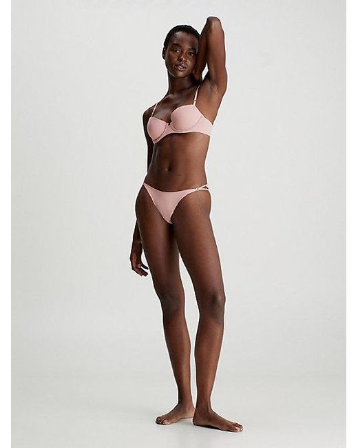 Calvin Klein Brown Bikini Briefs Minimalist