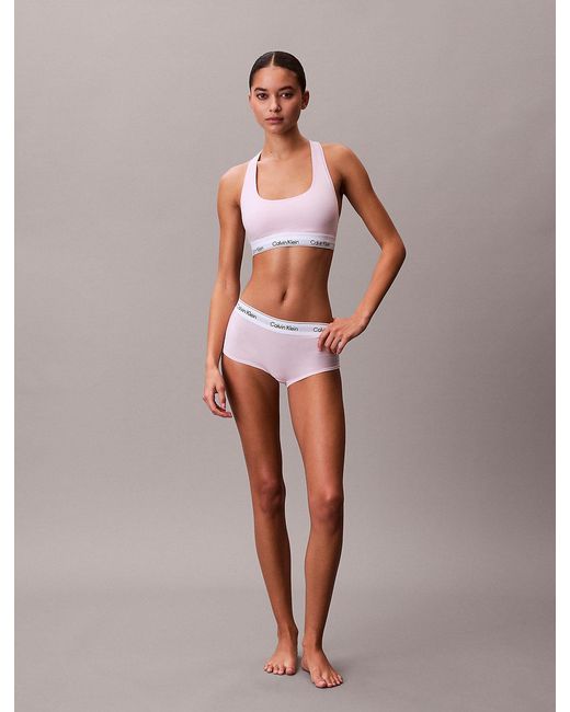 Boxer Calvin Klein en coloris Pink