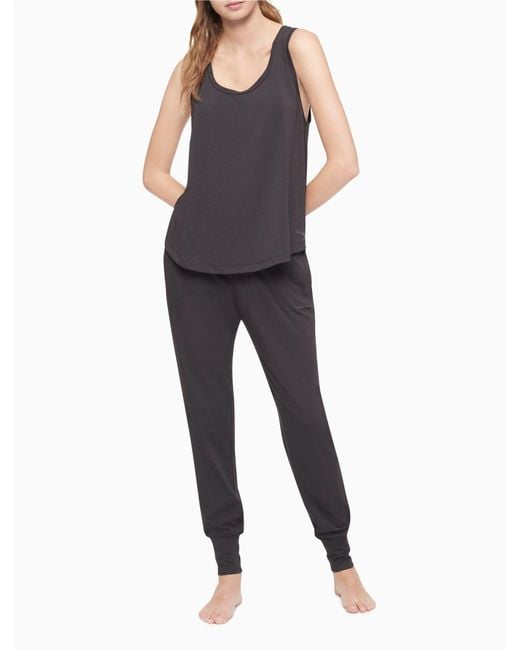Calvin Klein Revive Celliant® Pull-on Sleep Joggers in Black