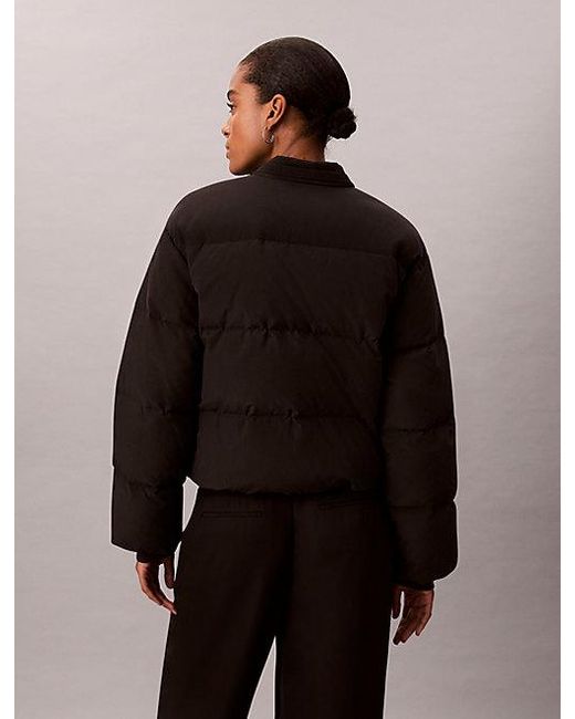 Calvin Klein Black Short Down Puffer Jacket