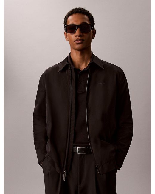 Calvin Klein Black Rectangle Sunglasses Ck25535S for men