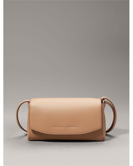 Calvin Klein Gray Elemental Small Flap Bag