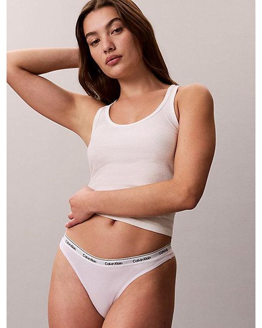 Calvin Klein Multicolor Thong Icon Logo