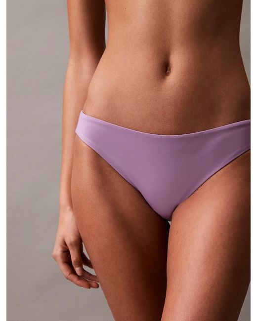 Calvin Klein Purple Bikini Bottoms