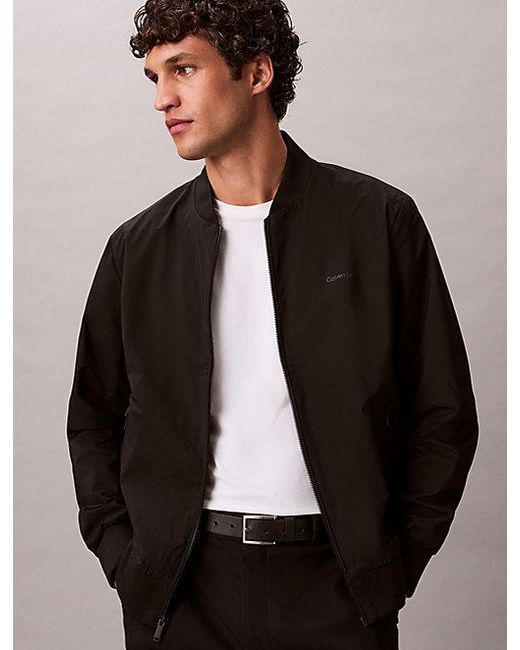 Calvin Klein Mat Bomberjack in het Gray voor heren