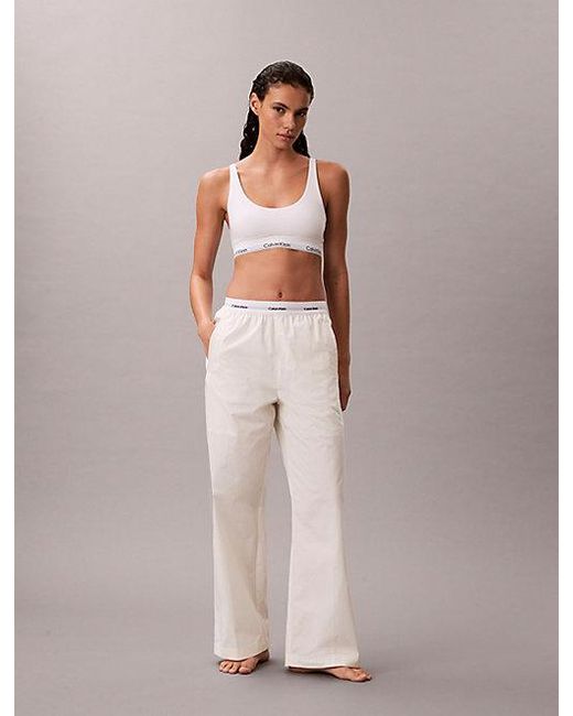 Calvin Klein Multicolor Jeans Cotton Relaxed Trousers