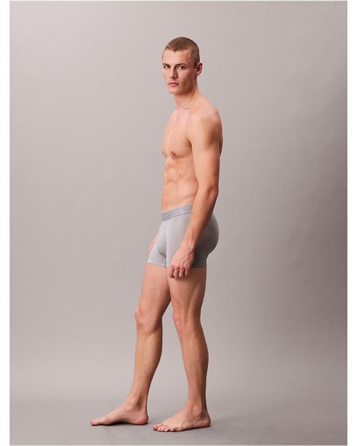 Calvin Klein Multicolor Ultra Soft Modal 3-Pack Trunk for men