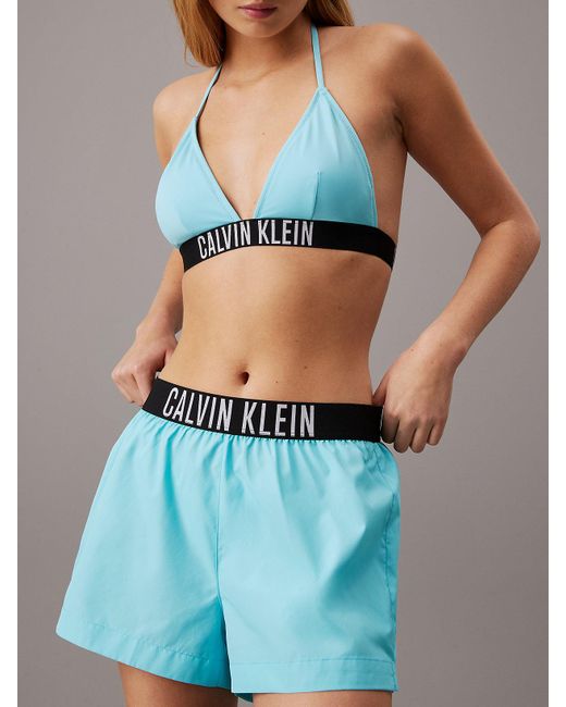 Calvin Klein Blue Beach Shorts - Intense Power