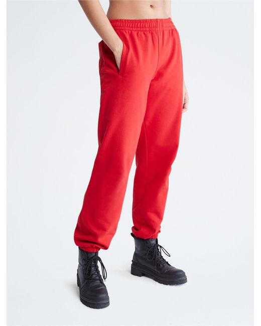 calvin klein terry joggers