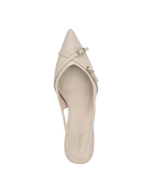 Calvin Klein White Tulissa Heel