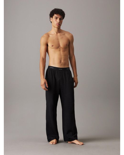 Calvin Klein Black Sleep Pant for men