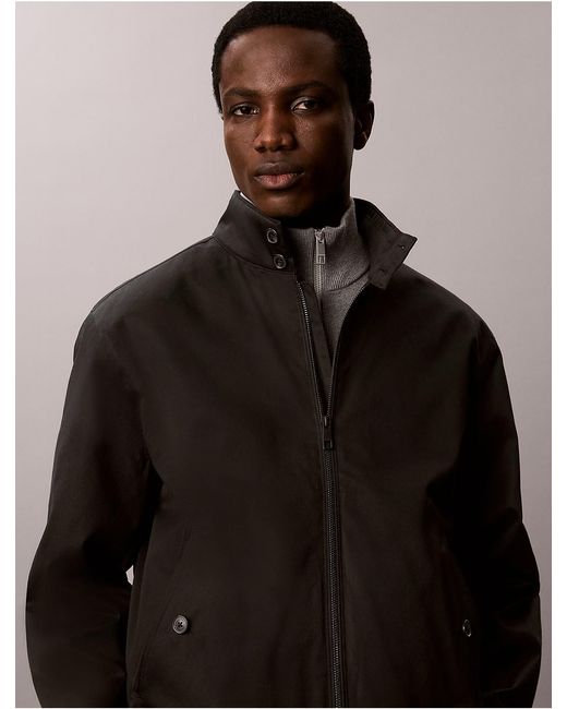 Calvin Klein Black Cotton Nylon Jacket for men