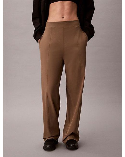 Calvin Klein Brown Sport Quick Dry Travel Gym Trousers
