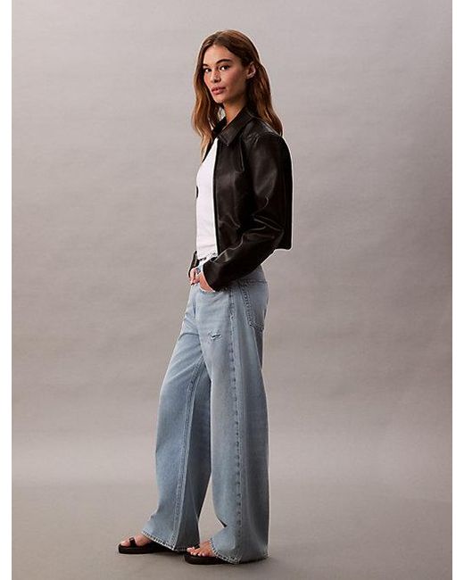Calvin Klein Low Rise Baggy Jeans in het Multicolor