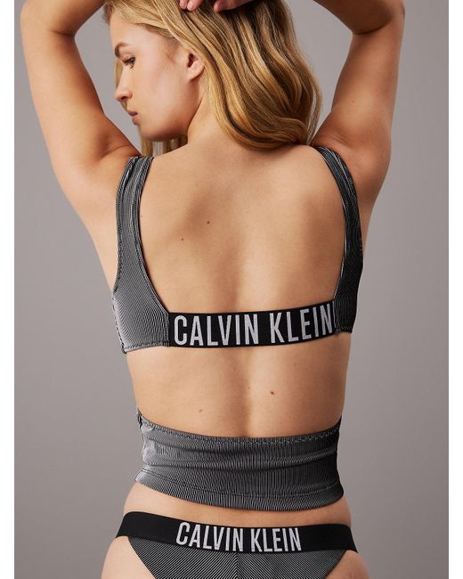 Calvin Klein Multicolor Cropped Bikini Tank Top - Intense Power