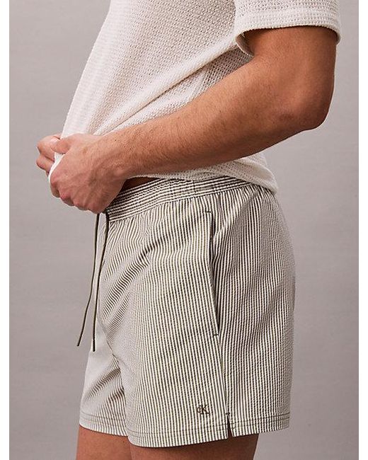 Calvin Klein Multicolor Short Drawstring Swim Shorts for men