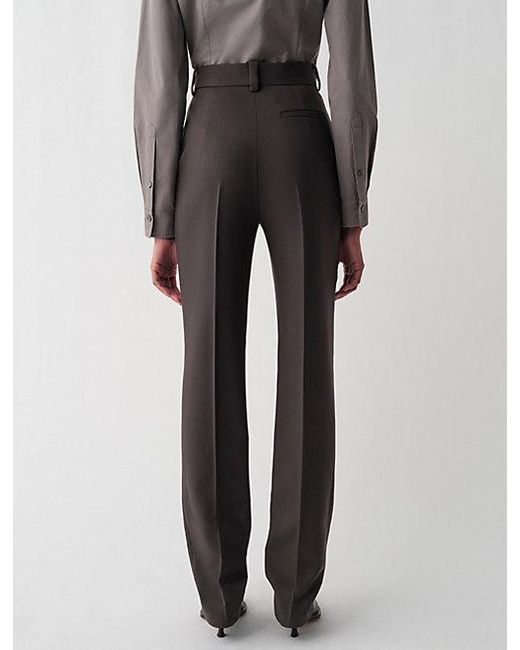 Calvin Klein Gray Lucia Slim Trousers