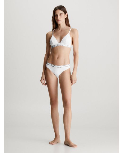 Bas de bikini - CK Meta Legacy Calvin Klein en coloris White