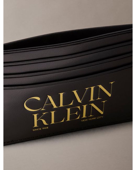 Calvin Klein Black Logo Cardholder for men