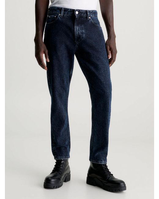 Calvin Klein Dad Jeans in Blue for Men