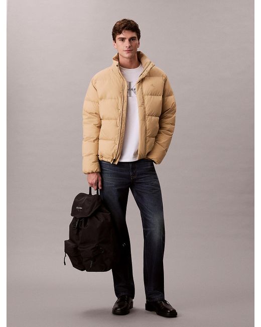 Zaino Con Patta Superiore di Calvin Klein in Black da Uomo
