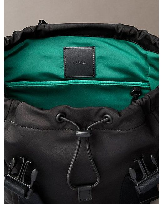 Calvin Klein Gray Canvas Backpack for men