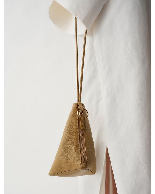 Pochette Solida di Calvin Klein in White